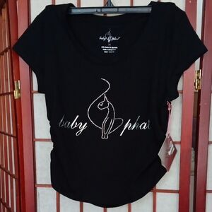 Baby Phat Black Short Sleeve Tee - M